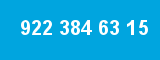 922 384 63 15